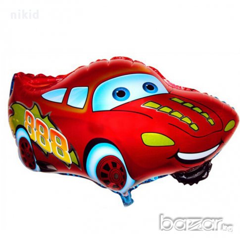 Макуин Маккуин колите червена кола голям балон фолио фолиев хелий или въздух парти рожден ден
