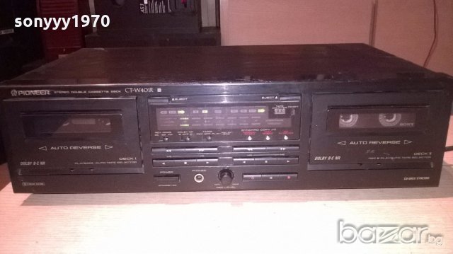 pioneer ct-w401r deck-внос швеицария, снимка 3 - Ресийвъри, усилватели, смесителни пултове - 19253946