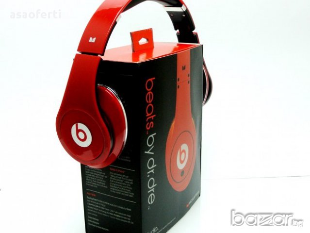 HiFi стерео слушалки Beats STUDIO RED by Dr.DRE - най-високо качество реплика - червени, снимка 1 - Слушалки и портативни колонки - 10951141