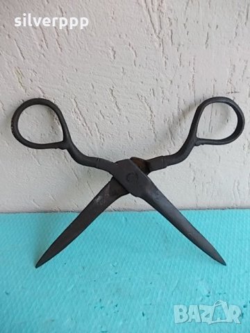  Стара абаджийска ножица , снимка 3 - Антикварни и старинни предмети - 24567737