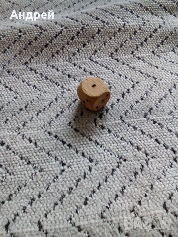 Старо дървено зарче,зар, снимка 4 - Антикварни и старинни предмети - 23191108