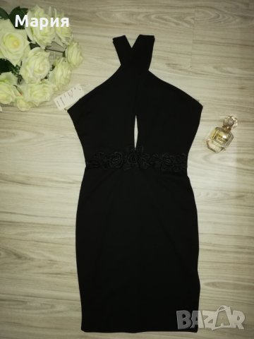 Стилна и елегантна черна рокля НАМАЛЕНА ЦЕНА!!!, снимка 2 - Рокли - 25128702