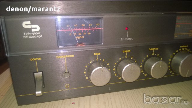 schnеider team 200r-hi-fi concept-stereo receiver-53/37/13см-нов внос от швеицария, снимка 11 - Ресийвъри, усилватели, смесителни пултове - 8337048