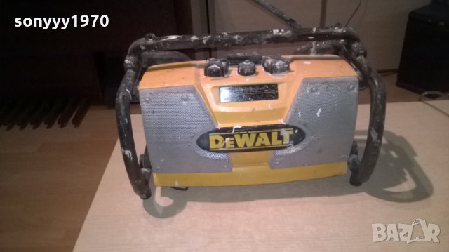 dewalt-made in germany-строително радио-внос англия, снимка 6 - Ресийвъри, усилватели, смесителни пултове - 23429379