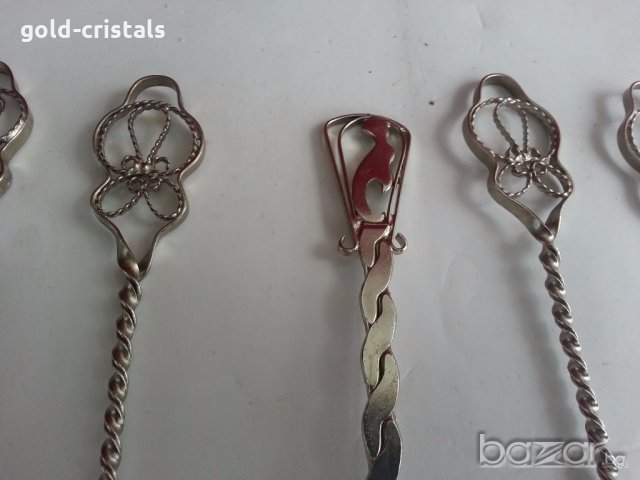 Вилици вилички  филигран, снимка 11 - Антикварни и старинни предмети - 20415663