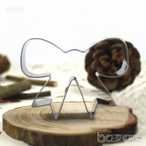 метална форма резец пандела панделка украса молд бисквитки фондан