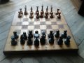 Дървен шах 35/35см дървени фигури, снимка 1 - Шах и табла - 24678796