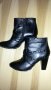 ЧЕРНИ  КОЖЕНИ  БОТИ  - 39/4 0, снимка 2