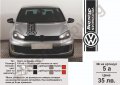 Фолксваген VW стикери надписи лепенки фолио, снимка 5