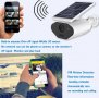 Водоустойчива Wi-Fi Соларна Камера FULL HD 1080P 2х18650 Батерии Микрофон Високоговорител Карта Слот, снимка 4