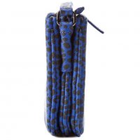 LIU JO 🍊 Дамска чанта с животински мотиви в синьо 22x16x5 cм нова с етикети, снимка 6 - Чанти - 15019808