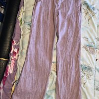 дамски пролетно летен панталон с висока талия и широки крачоли , снимка 1 - Панталони - 25395007