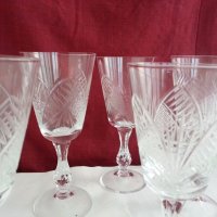 кристални чаши за ракия вино уиски коняк, снимка 4 - Сервизи - 20115230