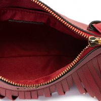 ПРОМО 🍊 LIU JO 🍊 Оригинална малка кожена чанта за през рамо RED “N” CAPS 23х16х4 см нова с етикети, снимка 8 - Чанти - 25205557