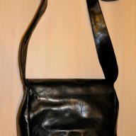 Черна кожена чанта мека Elle, снимка 2 - Чанти - 17233935