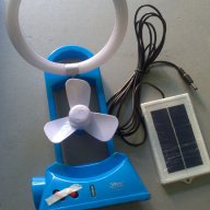НАМАЛЕНИЕ! Настолна лампа вентилатор със соларен панел, снимка 5 - Настолни лампи - 11844713