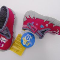 Пантофи за момиче Дишащи пантофи Бефадо с анатомично ходило , снимка 3 - Бебешки обувки - 24373286