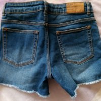 Къси дънкови панталонки-Zara, снимка 2 - Детски къси панталони - 22561127