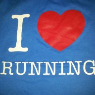 Нова с етикет тениска I LOVE RUNNING, снимка 3 - Тениски - 15182604