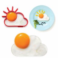 форма за пържено яйце слънце с облак силиконова за интересно поднасяне , снимка 1 - Форми - 16929961