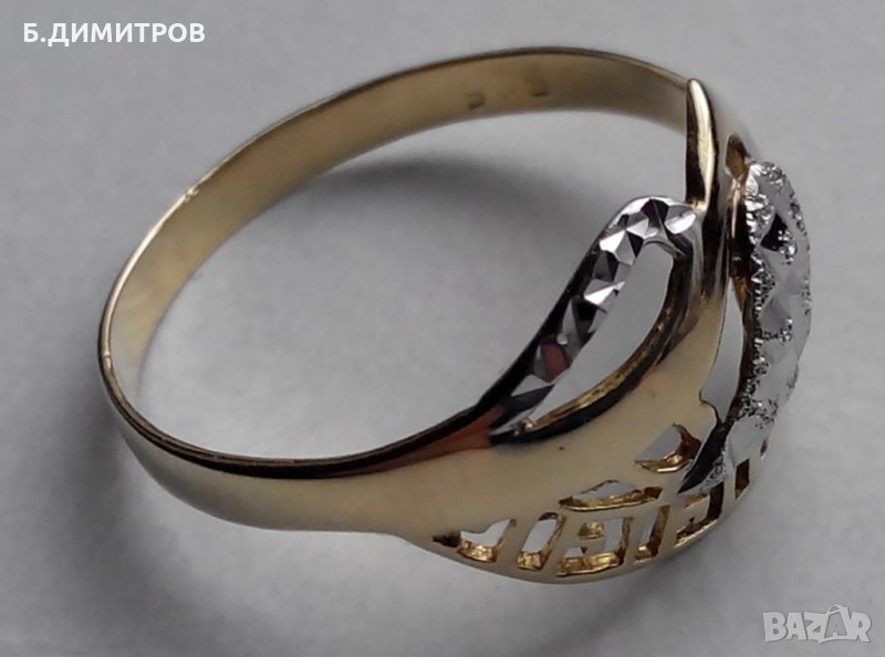 Дамски златен пръстен, снимка 1