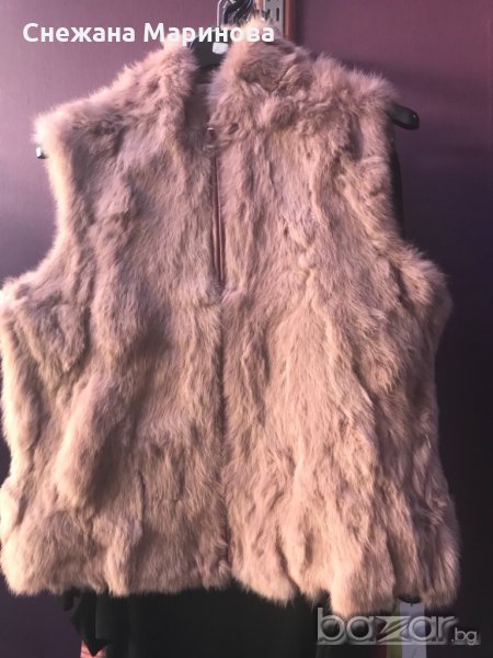 Елек от естествен заешки пух, снимка 1