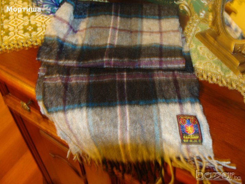 100% кашмир шал, снимка 1