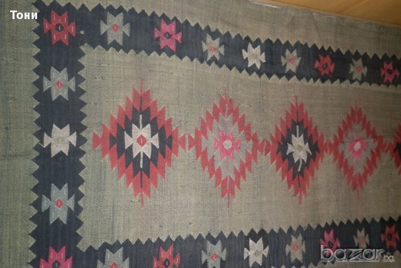 Автентична ръчно тъкана пътека / черга / килим , снимка 1