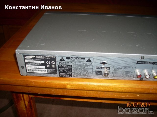 	 DVD Samsung, снимка 3 - Аудиосистеми - 20181296