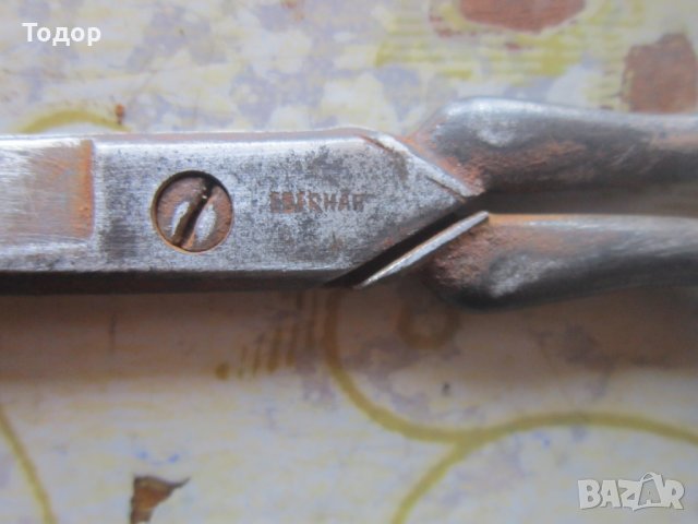 Уникални немски ножици ножица 19 век, снимка 2 - Фризьорски принадлежности - 25829039