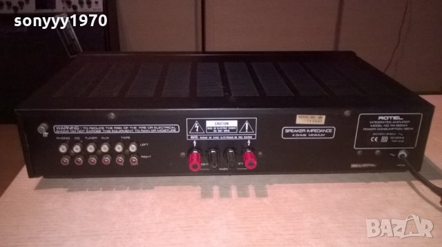 rotel ra-920ax stereo amplifier-внос швеицария, снимка 15 - Ресийвъри, усилватели, смесителни пултове - 24233246