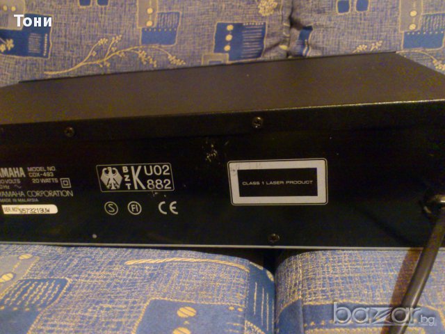 Yamaha Cdx-493 CD Player, снимка 6 - Плейъри, домашно кино, прожектори - 16546182