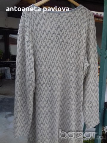 Рокля-туника плетиво - макси, снимка 2 - Рокли - 19385021