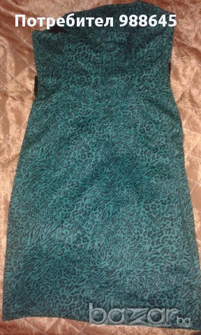 Промоция !!! Коктейлна рокля в зелено, снимка 7 - Рокли - 10685836