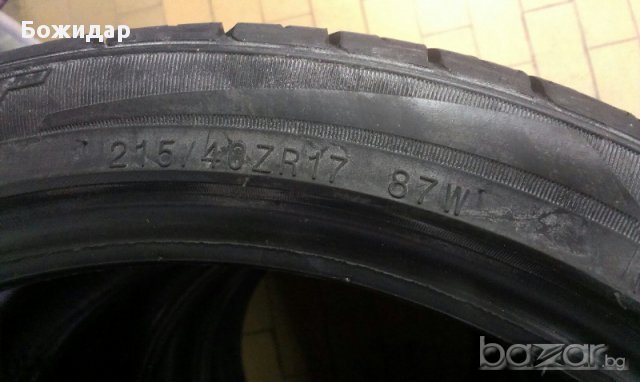 Гуми Kumho 215/40/17, снимка 3 - Гуми и джанти - 11989626