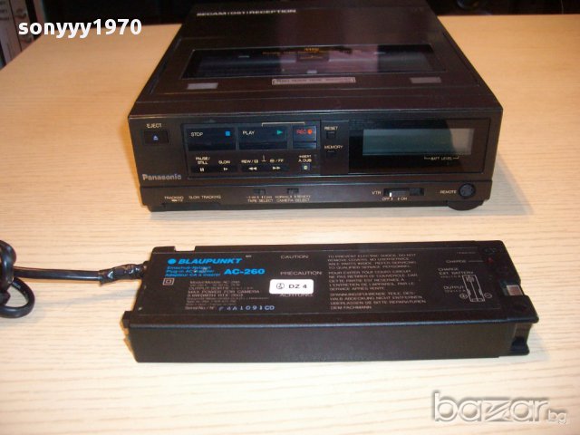 panasonic nv-180 portable cassette recorder-vhs-внос швеицария, снимка 13 - Плейъри, домашно кино, прожектори - 12095695