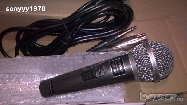 микрофон-нов комплект с кабел