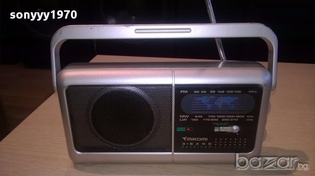 mikomi 3 band receiver-внос швеицария, снимка 5 - Ресийвъри, усилватели, смесителни пултове - 14644251