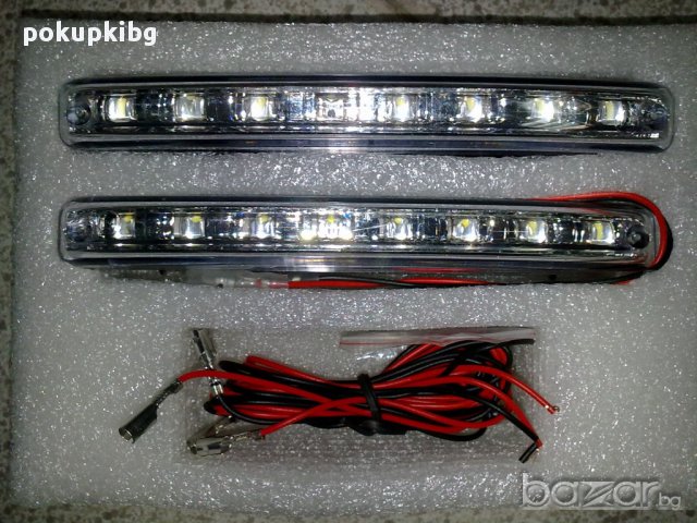 E4 Сертификат 2 x 8 Led лед Drl Дневни Светлини, Размери: 16см x 2см/led Drl Daytime, снимка 5 - Аксесоари и консумативи - 8699729