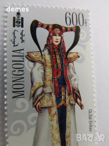  Сет 6 марки Монголски модерни национални костюм,ново,2012 г., снимка 14 - Филателия - 22424087