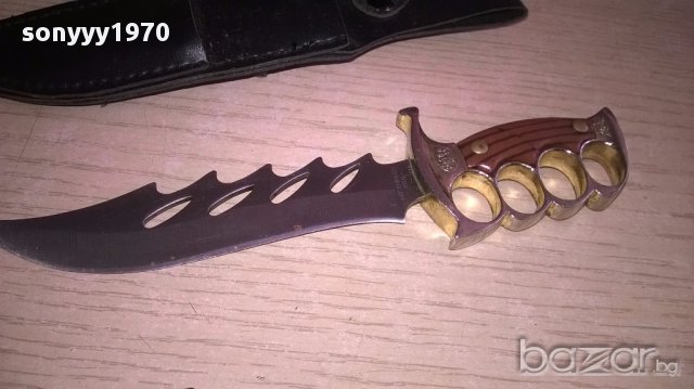 немски ножове в кания 17см с канията-внос швеицария, снимка 9 - Антикварни и старинни предмети - 18040006