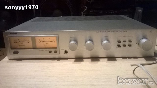 philips stereo amplifier-ретро с чистачки-внос швеицария, снимка 3 - Ресийвъри, усилватели, смесителни пултове - 16019779