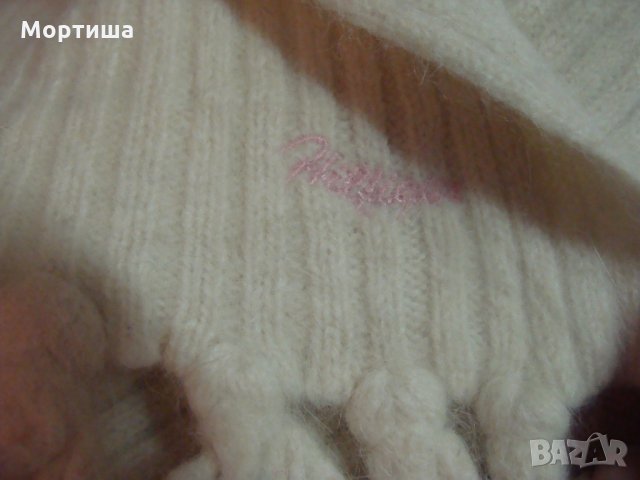 Tommy Hilfiger оригинален шал лама вълна и ангора , снимка 5 - Шалове - 23423639