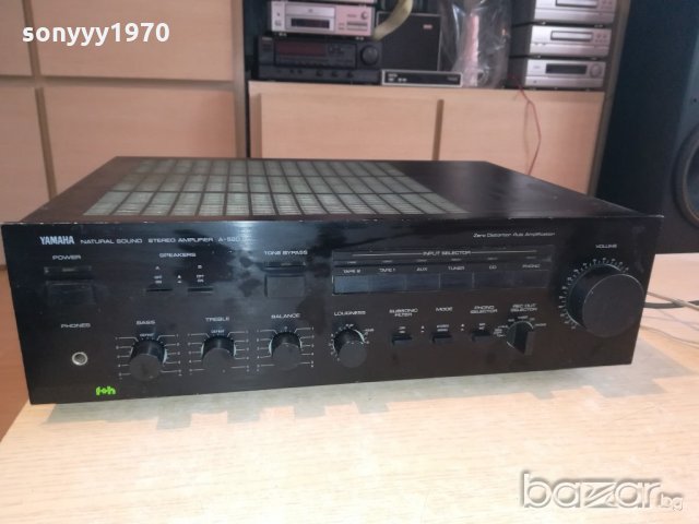 yamaha a-520-stereo amplifier-made in japan-внос швеицария, снимка 2 - Ресийвъри, усилватели, смесителни пултове - 21342635