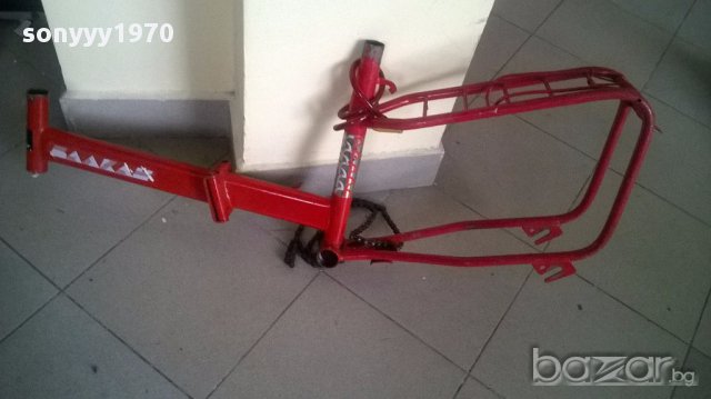 Балкан-рамка за колело-червена, снимка 3 - Части за велосипеди - 16018783