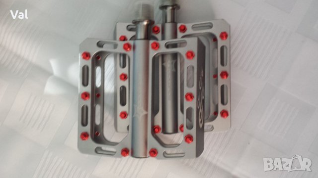 Леки титаниеви платформени педали с пинчета - 270g– нови, снимка 3 - Части за велосипеди - 25879856