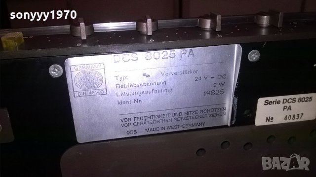 schneider dcs 8025pa-hifi stereo preamplifier-west germany, снимка 14 - Ресийвъри, усилватели, смесителни пултове - 22085771