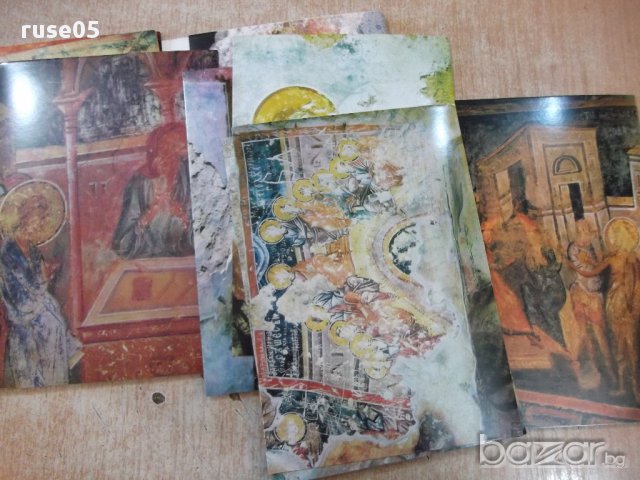 Картички 15бр."Стенописи от скалните църкви-Иваново" от соца, снимка 3 - Други ценни предмети - 17746188