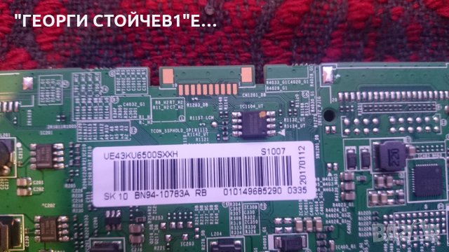 UE43KU6502U BN41-02528А BN94-10783A BN44-00875A CY-VK043HGAV4H V6ER_430SMA_LED48_R2 , снимка 7 - Части и Платки - 24401098