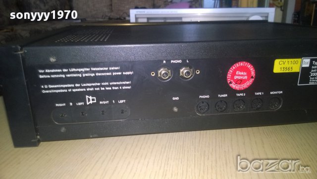 dual cv-1100 stereo amplifier-внос швеицария, снимка 6 - Ресийвъри, усилватели, смесителни пултове - 8577872